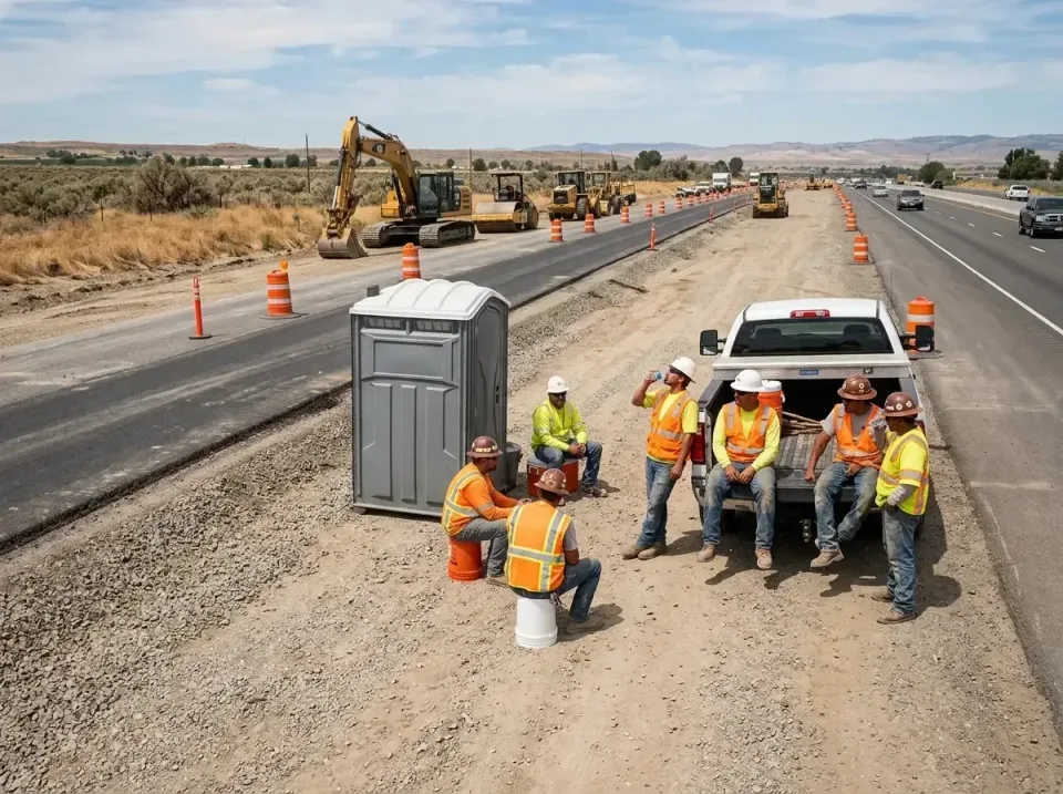 highway-road-construction-crew-007 — frequently asked questions, Porta Potty and Restroom Rentals in Tularosa, NM